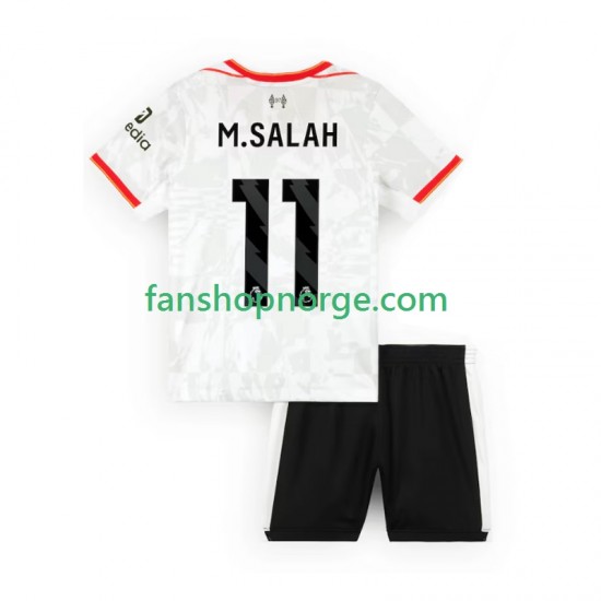 Billige Fotballdrakter Liverpool M.SALAH 11 Barn Tredjedrakt 2024-2025 Kortermet