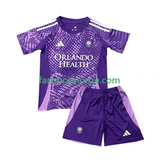 Billige Fotballdrakter Orlando City SC Barn Hjemmedrakt 2025 Kortermet
