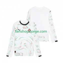 Billige Fotballdrakter Portugal Herre Bortedrakt 2025 Langermet