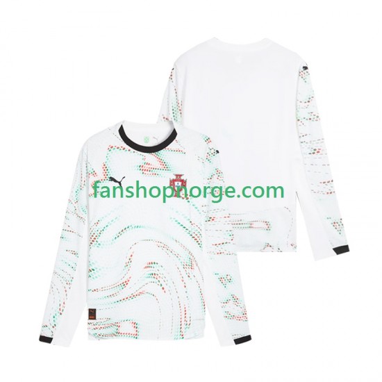 Billige Fotballdrakter Portugal Herre Bortedrakt 2025 Langermet