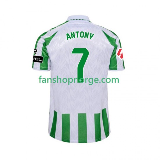 Billige Fotballdrakter Real Betis ANTONY 7 Herre Hjemmedrakt 2024-2025 Kortermet