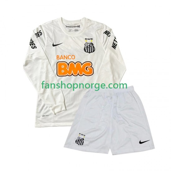 Billige Fotballdrakter Santos FC 2012 Retro Barn Hjemmedrakt 2011 Langermet