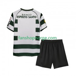 Billige Fotballdrakter Sporting CP 2001 2003 Retro Barn Hjemmedrakt Kortermet