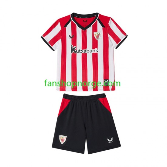Billige Fotballdrakter Athletic Bilbao Barn Hjemmedrakt 2026-2027 Kortermet