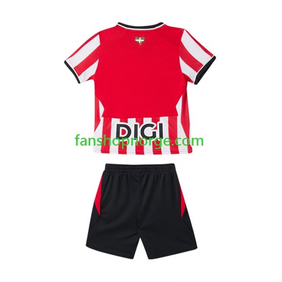 Billige Fotballdrakter Athletic Bilbao Barn Hjemmedrakt 2026-2027 Kortermet