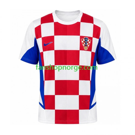 Billige Fotballdrakter Kroatia Retro Herre Hjemmedrakt 2002 Kortermet