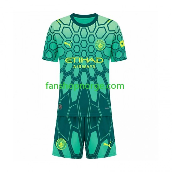 Billige Fotballdrakter Manchester City Keeper Barn Hjemmedrakt 2026-2027 Kortermet
