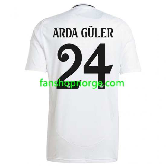 Billige Fotballdrakter Real Madrid ARDA GULER 24 Herre Hjemmedrakt 2024-2025 Kortermet