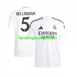 Billige Fotballdrakter Real Madrid Jude Bellingham 5 Herre Hjemmedrakt 2024-2025 Kortermet