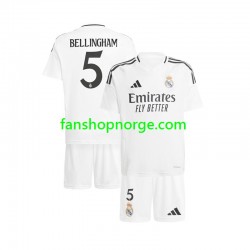 Billige Fotballdrakter Real Madrid Jude Bellingham 5 Barn Hjemmedrakt 2024-2025 Kortermet