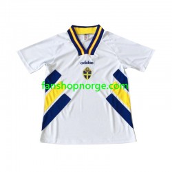 Billige Fotballdrakter Sverige Retro Herre Bortedrakt 1994 Kortermet