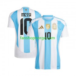 Billige Fotballdrakter Argentina Lionel Messi 10 Copa America 2024 Herre Hjemmedrakt Kortermet