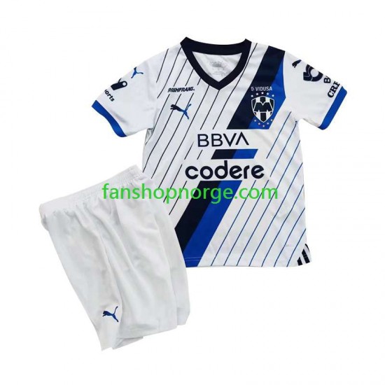 Billige Fotballdrakter CF Monterrey Barn Bortedrakt 2023-2024 Kortermet