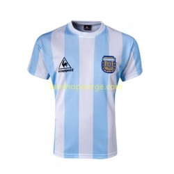 Billige Fotballdrakter Argentina 1986 Retro Herre Hjemmedrakt Kortermet