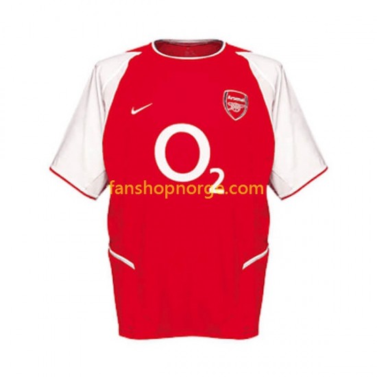Billige Fotballdrakter Arsenal Retro Herre Hjemmedrakt 2002 Kortermet
