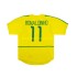 Billige Fotballdrakter Brasil RONALDINHO 11 Retro Herre Hjemmedrakt 2002 Kortermet