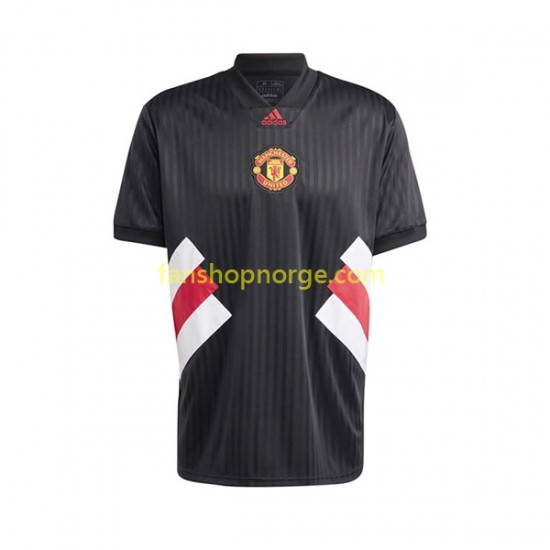 Billige Fotballdrakter Manchester United Icon Retro Herre Hjemmedrakt 2022-2023 Kortermet