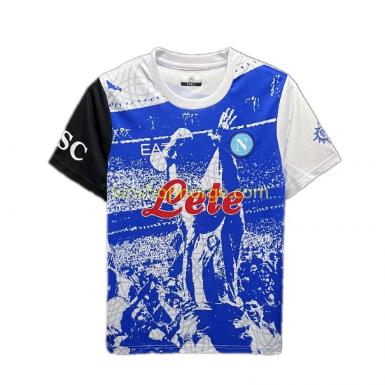 Billige Fotballdrakter Napoli Maradona Champions Special Edition Herre Hjemmedrakt 2023 Kortermet