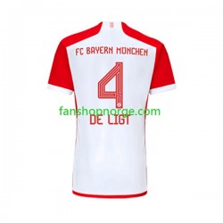 Billige Fotballdrakter FC Bayern München Matthijs de Ligt 4 Herre Hjemmedrakt 2023-2024 Kortermet