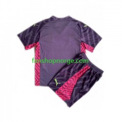 Billige Fotballdrakter Manchester City Keeper Barn Bortedrakt 2023-2024 Kortermet