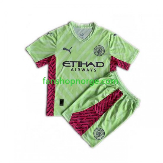 Billige Fotballdrakter Manchester City Keeper Barn Tredjedrakt 2023-2024 Kortermet