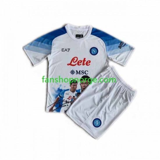 Billige Fotballdrakter Napoli Face Game Minjae 3 Barn Hjemmedrakt 2022-2023 Kortermet