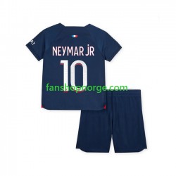 Billige Fotballdrakter Paris Saint-Germain Neymar Jr 10 Barn Hjemmedrakt 2023-2024 Kortermet