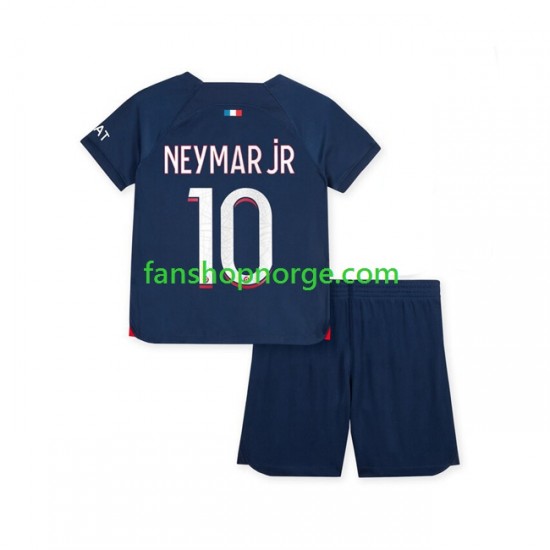Billige Fotballdrakter Paris Saint-Germain Neymar Jr 10 Barn Hjemmedrakt 2023-2024 Kortermet