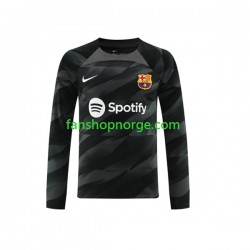 Billige Fotballdrakter FC Barcelona Keeper Herre Bortedrakt 2023-2024 Langermet