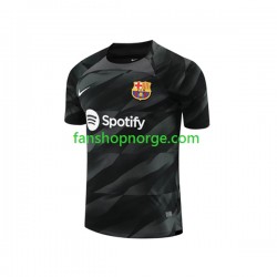 Billige Fotballdrakter FC Barcelona Keeper Herre Bortedrakt 2023-2024 Kortermet