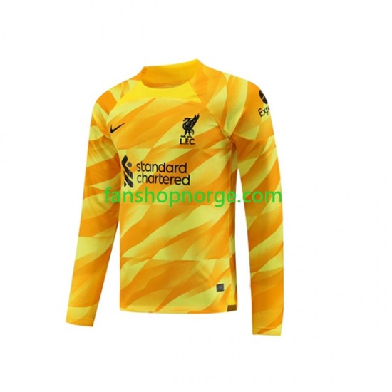 Billige Fotballdrakter Liverpool Keeper Herre Tredjedrakt 2023-2024 Langermet