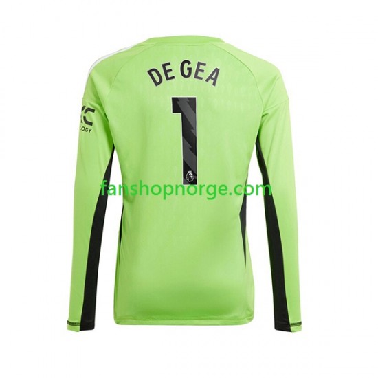 Billige Fotballdrakter Manchester United De Gea 1 Keeper Herre Hjemmedrakt 2023-2024 Langermet