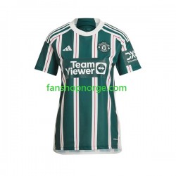 Billige Fotballdrakter Manchester United Dame Bortedrakt 2023-2024 Kortermet