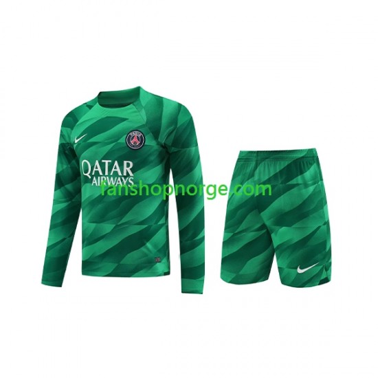 Billige Fotballdrakter Paris Saint-Germain Keeper Barn Hjemmedrakt 2023-2024 Langermet