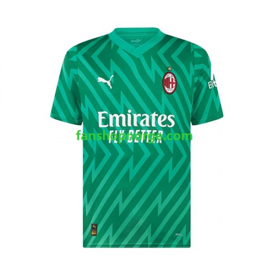 Billige Fotballdrakter AC Milan Keeper Herre Hjemmedrakt 2023-2024 Kortermet
