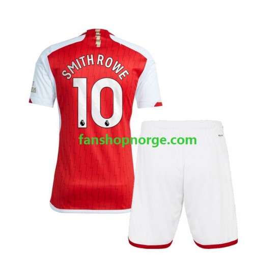 Billige Fotballdrakter Arsenal Smith Rowe 10 Barn Hjemmedrakt 2023-2024 Kortermet