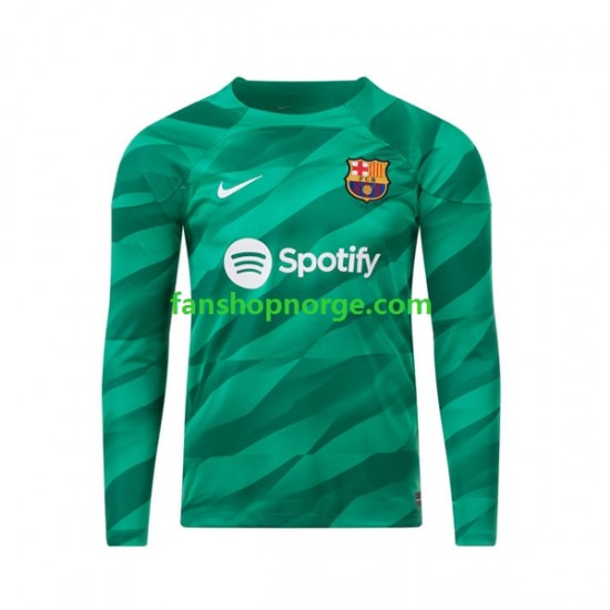 Billige Fotballdrakter FC Barcelona Keeper Herre Hjemmedrakt 2023-2024 Langermet
