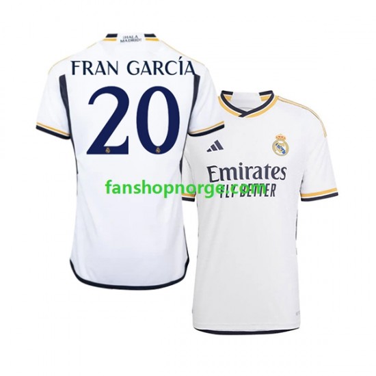 Billige Fotballdrakter Real Madrid Fran Garcia 20 Herre Hjemmedrakt 2023-2024 Kortermet