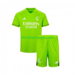 Billige Fotballdrakter Real Madrid Keeper Barn Hjemmedrakt 2023-2024 Kortermet