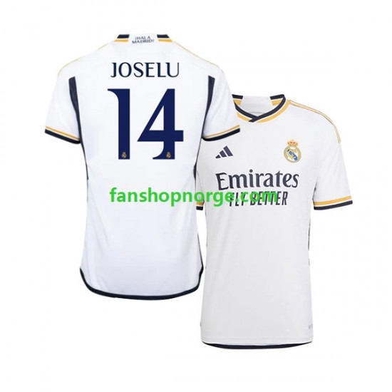 Billige Fotballdrakter Real Madrid JOSELU 14 Herre Hjemmedrakt 2023-2024 Kortermet