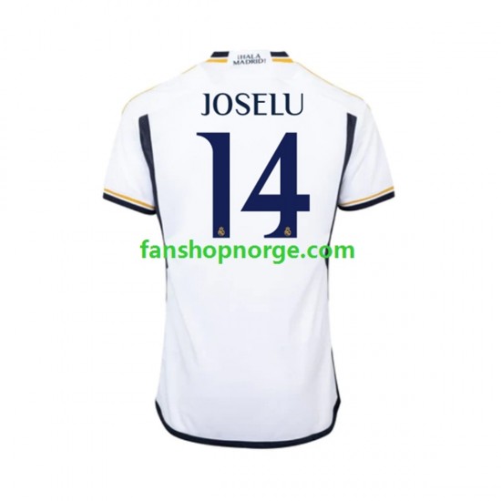 Billige Fotballdrakter Real Madrid JOSELU 14 Herre Hjemmedrakt 2023-2024 Kortermet
