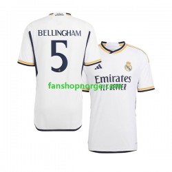 Billige Fotballdrakter Real Madrid Jude Bellingham 5 Herre Hjemmedrakt 2023-2024 Kortermet