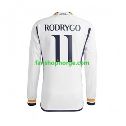 Billige Fotballdrakter Real Madrid Rodrygo Goes 11 Herre Hjemmedrakt 2023-2024 Langermet