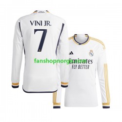 Billige Fotballdrakter Real Madrid Vinicius Junior 7 Herre Hjemmedrakt 2023-2024 Langermet