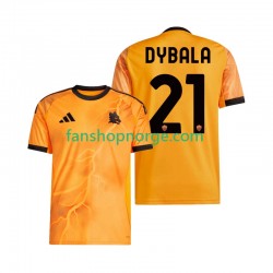 Billige Fotballdrakter Roma Dybala 21 Herre Bortedrakt 2025-2026 Kortermet
