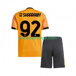 Billige Fotballdrakter Roma Stephan El Shaarawy 92 Barn Bortedrakt 2025-2026 Kortermet