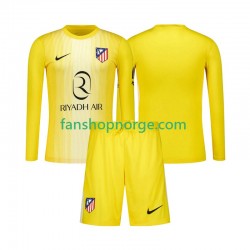 Billige Fotballdrakter Atlético Madrid Keeper Barn Hjemmedrakt 2025-2026 Langermet