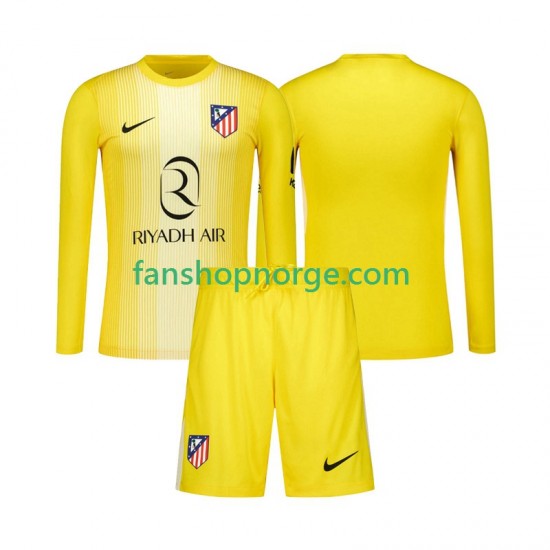 Billige Fotballdrakter Atlético Madrid Keeper Barn Hjemmedrakt 2025-2026 Langermet