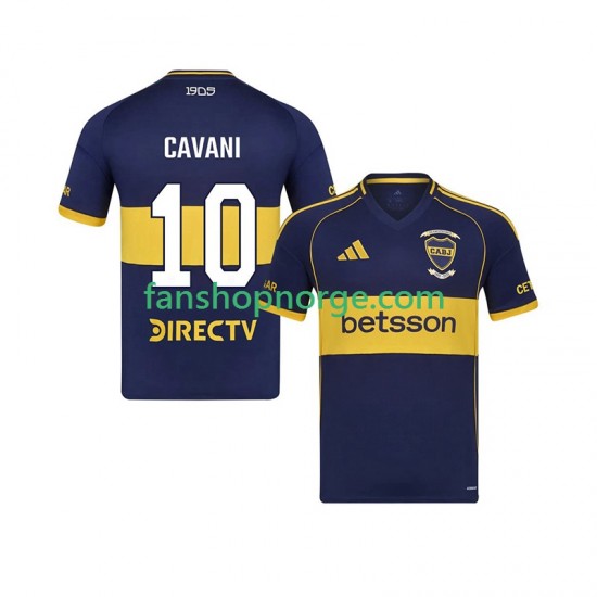 Billige Fotballdrakter CA Boca Juniors Edinson Cavani 10 Herre Hjemmedrakt 2025-2026 Kortermet