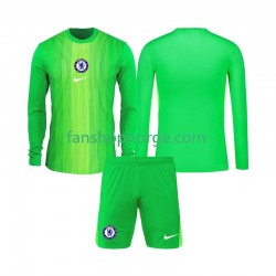 Billige Fotballdrakter Chelsea Keeper Barn Bortedrakt 2025-2026 Langermet